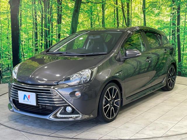 アクア G G’s SDナビ バックカメラ 禁煙車 ハーフレザーシート スマートキー LEDヘッド ETC オートライト オートエアコン Bluetooth フルセグ LEDフォグ(28枚目)