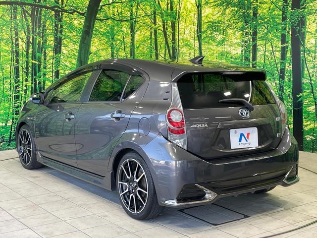 アクア G G’s SDナビ バックカメラ 禁煙車 ハーフレザーシート スマートキー LEDヘッド ETC オートライト オートエアコン Bluetooth フルセグ LEDフォグ(29枚目)