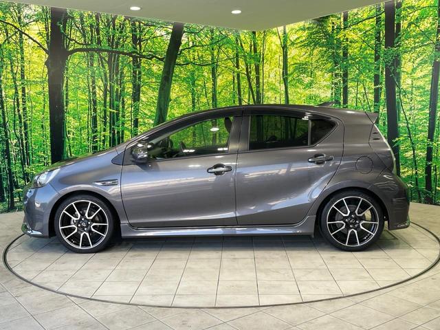 アクア G G’s SDナビ バックカメラ 禁煙車 ハーフレザーシート スマートキー LEDヘッド ETC オートライト オートエアコン Bluetooth フルセグ LEDフォグ(30枚目)