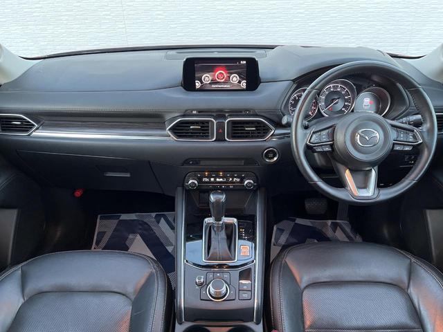 ＣＸ－５ ２５Ｓ　Ｌパッケージ　純正ＳＤナビ　バックカメラ　レーダークルーズ　禁煙車　レザーシート　ドラレコ　コーナーセンサー　ＬＥＤヘッド　ＥＴＣ　車線逸脱警報　オートライト　デュアルエアコン　純正１９インチアルミ（2枚目）