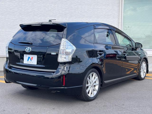 プリウスアルファ Sツーリングセレクション モデリスタエアロ SDナビ クルーズコントロール Bluetooth再生 ETC スマートキー オートエアコン ドアバイザー(17枚目)