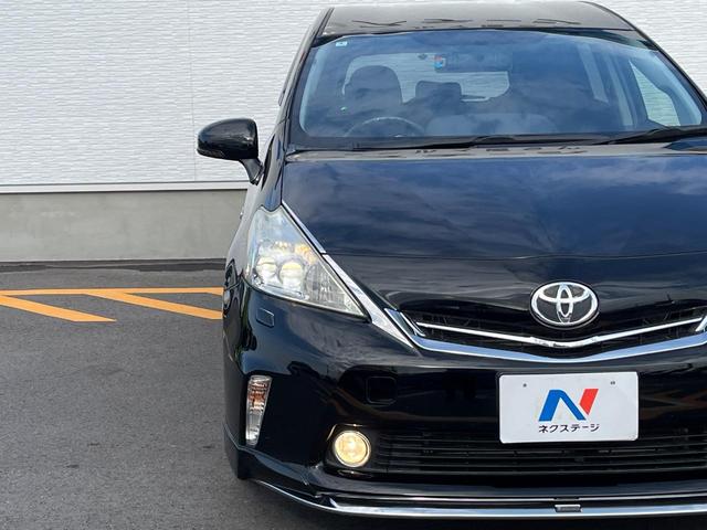 プリウスアルファ Sツーリングセレクション モデリスタエアロ SDナビ クルーズコントロール Bluetooth再生 ETC スマートキー オートエアコン ドアバイザー(40枚目)