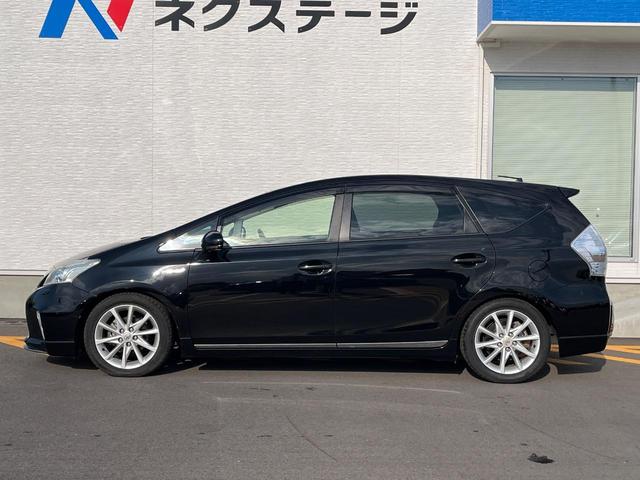 プリウスアルファ Sツーリングセレクション モデリスタエアロ SDナビ クルーズコントロール Bluetooth再生 ETC スマートキー オートエアコン ドアバイザー(44枚目)