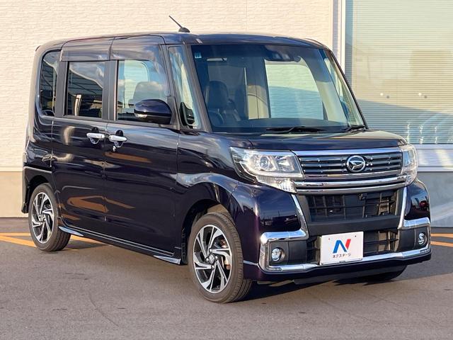 タント カスタムX トップエディションリミテッドSAIII 両側電動ドア 純正SDナビ 全周囲カメラ 衝突被害軽減システム 禁煙車 ハーフレザーシート シートヒーター ドラレコ コーナーセンサー LEDヘッド ETC オートライト オートエアコン(16枚目)