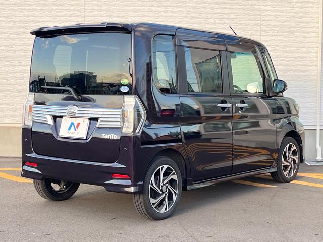 タント カスタムX トップエディションリミテッドSAIII 両側電動ドア 純正SDナビ 全周囲カメラ 衝突被害軽減システム 禁煙車 ハーフレザーシート シートヒーター ドラレコ コーナーセンサー LEDヘッド ETC オートライト オートエアコン(17枚目)