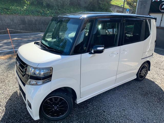 Ｎ－ＢＯＸカスタム ２トーンカラースタイル　Ｇ・ターボＬパッケージ　社外ＳＤナビ　Ｂカメラ　前後ドラレコ　両電スラ　フルセグ　クルコン　ＥＴＣ　ＢＴオーディオ　シートヒータ　ステリモ　スマートキー　　Ａライト　後席テーブル　フォグ　ＳＲＳエアバッグ　マットバイザー（27枚目）