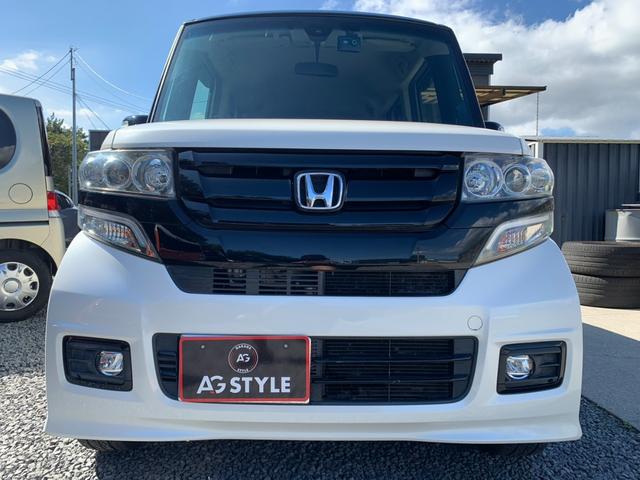 Ｎ－ＢＯＸカスタム ２トーンカラースタイル　Ｇ・ターボＬパッケージ　社外ＳＤナビ　Ｂカメラ　前後ドラレコ　両電スラ　フルセグ　クルコン　ＥＴＣ　ＢＴオーディオ　シートヒータ　ステリモ　スマートキー　　Ａライト　後席テーブル　フォグ　ＳＲＳエアバッグ　マットバイザー（29枚目）