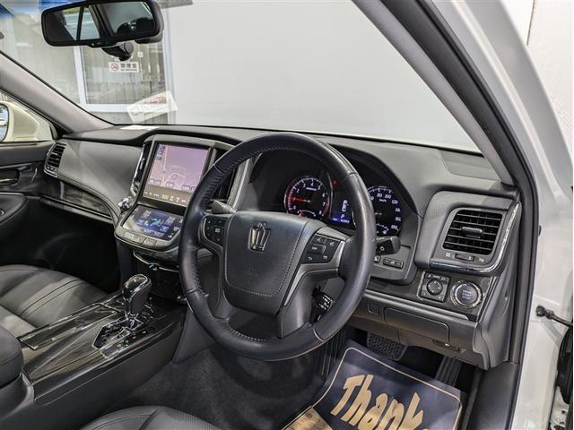 クラウン アスリートG 革シート フルセグ メモリーナビ DVD再生 ミュージックプレイヤー接続可 バックカメラ ETC ドラレコ HIDヘッドライト ワンオーナー(4枚目)