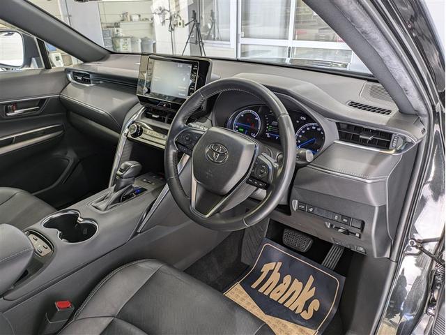 ハリアーハイブリッド G レザーパッケージ 革シート フルセグ メモリーナビ ミュージックプレイヤー接続可 バックカメラ 衝突被害軽減システム ETC ドラレコ LEDヘッドランプ ワンオーナー 記録簿 アイドリングストップ(4枚目)