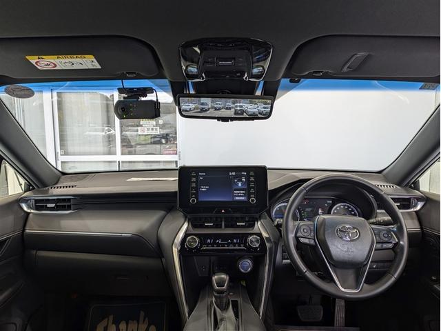 ハリアーハイブリッド G レザーパッケージ 革シート フルセグ メモリーナビ ミュージックプレイヤー接続可 バックカメラ 衝突被害軽減システム ETC ドラレコ LEDヘッドランプ ワンオーナー 記録簿 アイドリングストップ(6枚目)