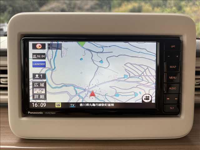 アルトラパン Ｘ　純正７インチＳＤナビ　ＢＴ／フルセグＴＶ　全方位モニター　Ｂカメラ　Ｆ席シートヒーター　ＨＩＤヘッドランプ　純正１４インチＡＷ　純正ドラレコ前後　ビルトインＥＴＣ　スマートキー（31枚目）