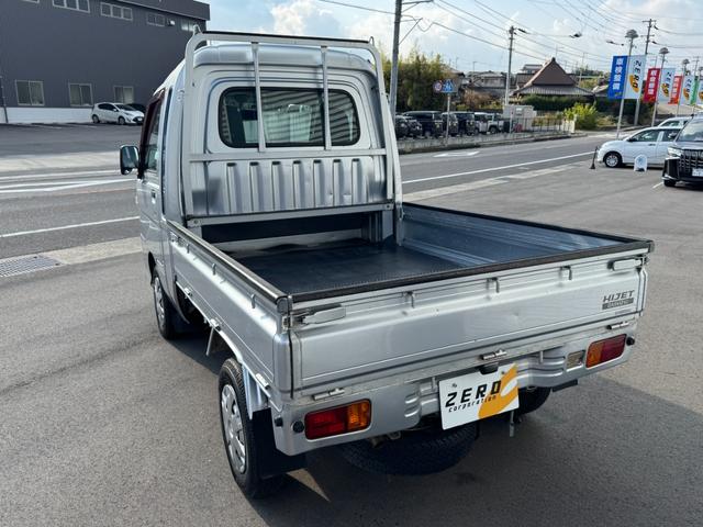 ハイゼットトラック ジャンボ 社外ナビ ワンセグTV 4WD ETC ミラー型ドラレコ キーレス マット バイザー 荷台マット ゲートプロテクター エアコン パワステ(13枚目)