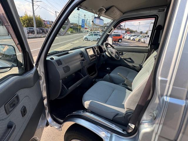 ハイゼットトラック ジャンボ 社外ナビ ワンセグTV 4WD ETC ミラー型ドラレコ キーレス マット バイザー 荷台マット ゲートプロテクター エアコン パワステ(31枚目)