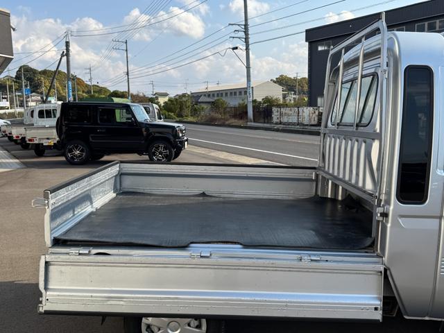 ハイゼットトラック ジャンボ 社外ナビ ワンセグTV 4WD ETC ミラー型ドラレコ キーレス マット バイザー 荷台マット ゲートプロテクター エアコン パワステ(50枚目)