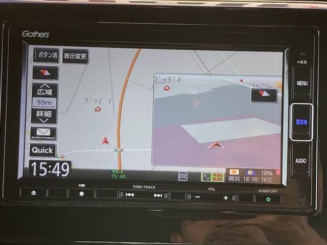 Ｎ－ＢＯＸカスタム Ｇ・Ｌターボホンダセンシング　中期　純正ＳＤナビ　フルセグ　ＢＴ　ＤＶＤ　両側パワスラ　Ｂカメラ　ＥＴＣ　スマートキーＸ２　ステリモ　クルコン　ＬＥＤヘッド　Ａハイビーム　Ａストップ　電格　ＵＳＢポートＸ２　クリソナ（4枚目）