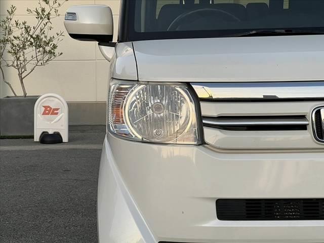 N-BOX+ G・Lパッケージ 車検整備付 後期 ナビ フルセグ ブルートゥース DVD バックカメラ ETC ステリモ チルト シートリフター レベライザー リアワイパー Aストップ スマートキーX2 電格 前席バニティーミラー(42枚目)