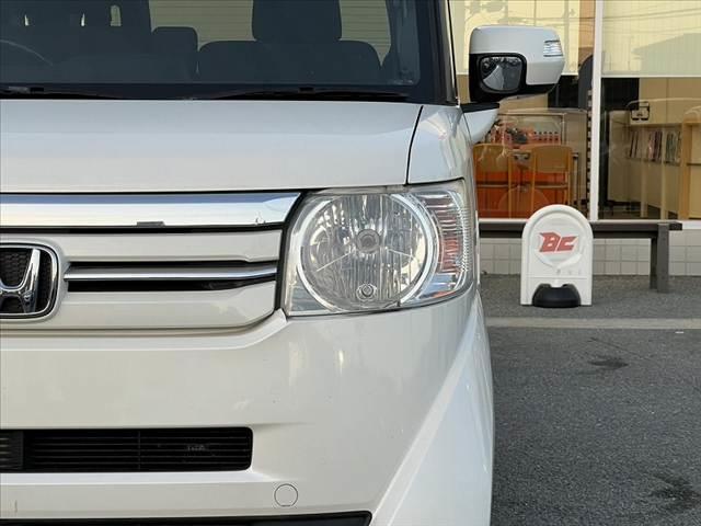 N-BOX+ G・Lパッケージ 車検整備付 後期 ナビ フルセグ ブルートゥース DVD バックカメラ ETC ステリモ チルト シートリフター レベライザー リアワイパー Aストップ スマートキーX2 電格 前席バニティーミラー(43枚目)