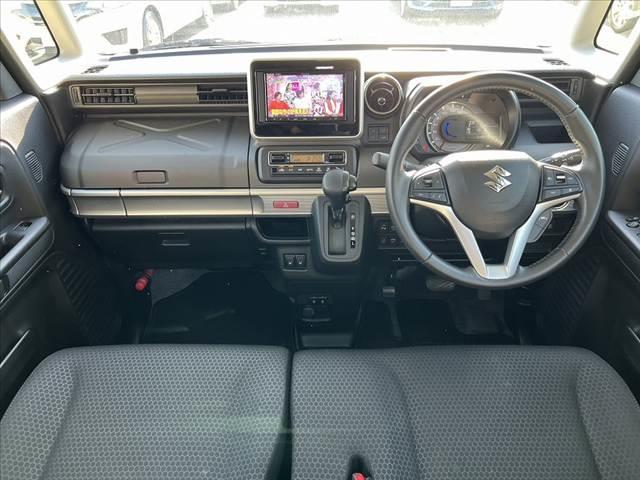 スペーシアギア ハイブリッドＸＺ　後期　２トーン　両側パワースライドドア　社外ＳＤナビ　フルセグ　ＢＴ　ＤＶＤ再生　Ｂカメラ　セーフティＳ　ＥＴＣ　ＬＥＤヘッド＆フォグ　スマートキーＸ２　Ａストップ　ＨＵＤ　電格　ＵＳＢポート（2枚目）