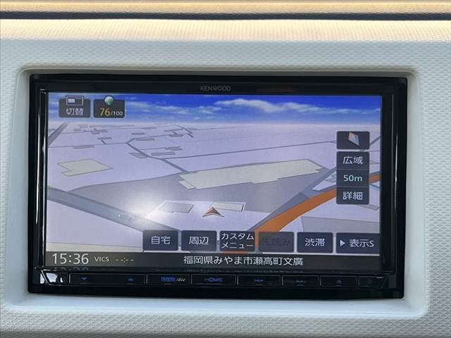 アルト ＶＰ　車検整備付　社外７インチＳＤナビ　ＤＶＤ　リモコンキー　横滑り防止　ＳＲＳエアバッグ　ヘッドライトレベライザー　セキュリティ　ドリンクホルダー　ＡＣソケット　マルチインフォメーションディスプレイ（3枚目）