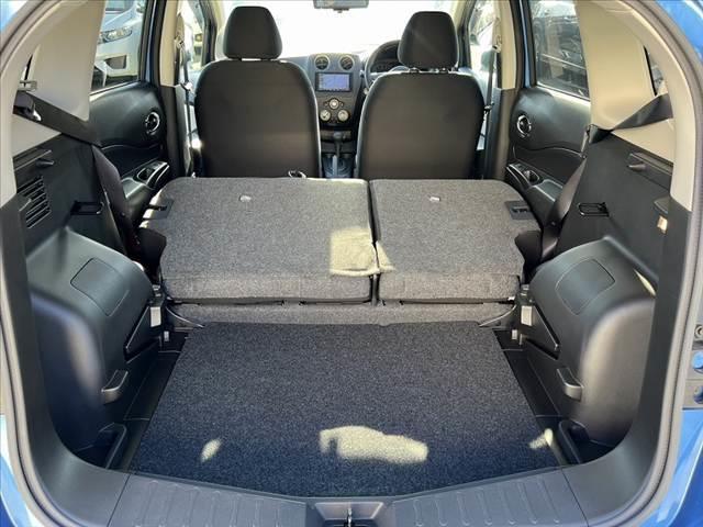 ノート 　車検整備付　後期　アラウンドビューモニター　エマージェンシーブレーキ　社外ＳＤナビ　Ｂｌｕｅｔｏｏｔｈ　スマートキーＸ２　Ｐスタート　スマートルームミラー　ＥＴＣ　Ａストップ　Ａライト　電格（21枚目）