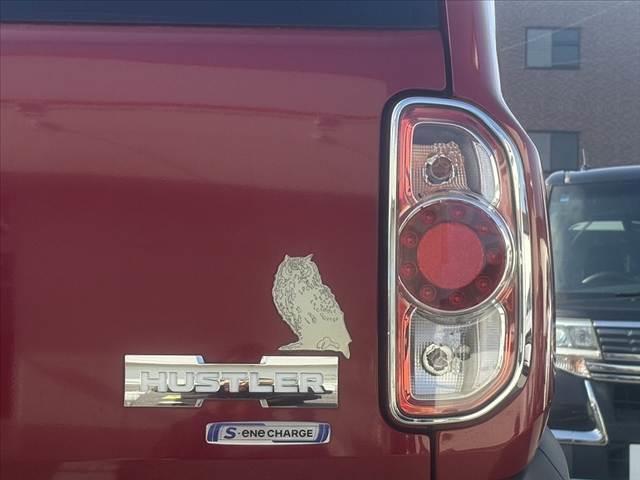 ハスラー 　２トーン　社外ＳＤナビ　フルセグ　ＢＴ　ＤＶＤ再生　ＲＢＳ　Ｂカメラ　ＨＩＤヘッド　エネチャージ　スマートキーＸ２　Ｐスタート　シートヒーター　ステリモ　Ａストップ　Ａライト　電格　革巻きステア（45枚目）