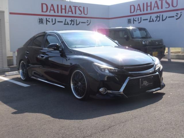 マークＸ プレミアム　ナビ　フルセグＴＶ　Ｂｌｕｅｔｏｏｔｈ　バックカメラ　ＥＴＣ　衝突軽減ブレーキ　クルーズコントロール　プッシュスタート　スマートキー　シートヒーター　パワーシート（4枚目）