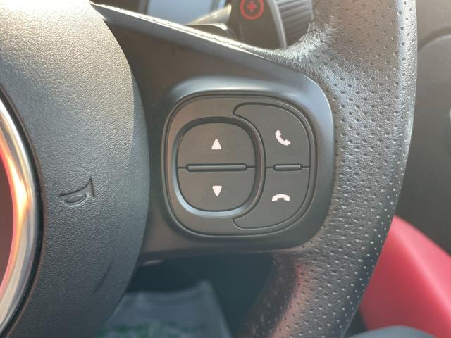 アバルト595 ツーリズモ後期モデル 後期モデル 純正オーディオ Bremboキャリパ レコモン コンペティツィオーネ17インチAW ステアリングスイッチ Blutooth接続対応 パドルシフト レッド革シート アルミ給油キャップ ETC(18枚目)