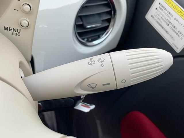 500 1.2 ポップ チンクエチェント 革調シートカバー ポータブルナビ ワンセグTV アイドリングストップ シティモード MTモード付 記録簿(47枚目)