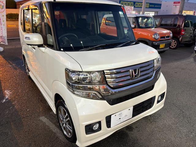 Ｎ－ＢＯＸ＋カスタム Ｇ・Ｌパッケージ　バックカメラ　Ｂｌｕｅｔｏｏｔｈ　左側パワースライドドア（5枚目）