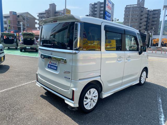 スペーシアカスタム ハイブリッドＧＳ　３型　走行２８４８Ｋｍ　ワンオーナー　社外ＣＤデッキ　衝突被害軽減ブレーキ　左側電動スライドドア　オートクルーズコントロール　ＬＥＤヘッドライト　オートライト（8枚目）