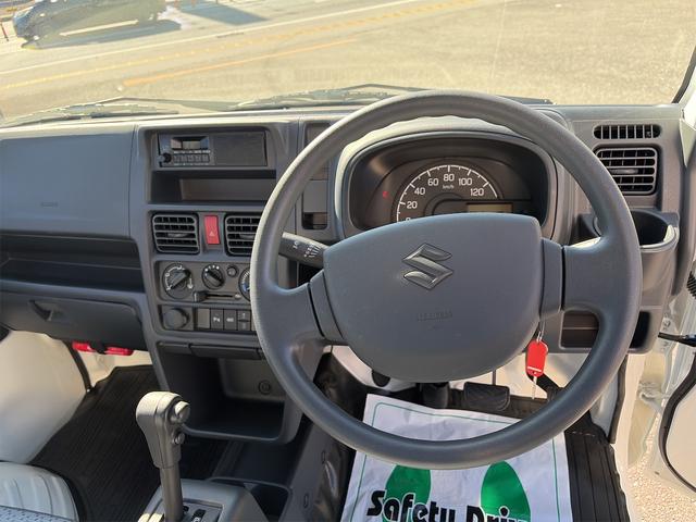 キャリイトラック ＫＣエアコン・パワステ　４ＷＤ／４ＡＴ　キーレス　オートライト　ＡＢＳ　エアバック　エアコン　パワーステアリング　パワーウィンドウ　アイドリングストップ　横滑り防止機能　衝突安全ボディ　荷台マット（15枚目）