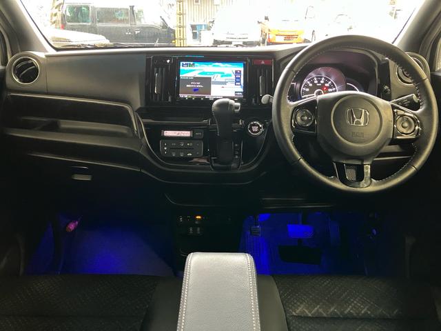 Ｎ－ＷＧＮカスタム Ｇ　ターボＳＳパッケージＩＩ　ナビ　バックモニター　ＴＶ　Ｂｌｕｅｔｏｏｔｈ　あんしんパッケージ　ＥＴＣ　シートヒーター　スマートキー　ディスチャージヘッドライト　１５インチＡＷ　パドルシフト　クルーズコントロール（3枚目）