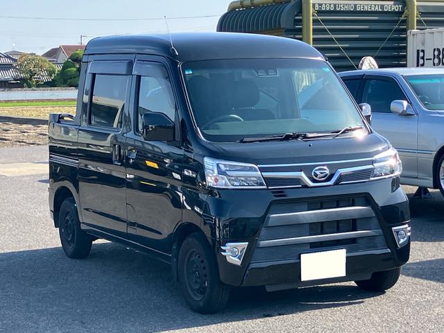 ハイゼットカーゴ デッキバンＧ　ＳＡＩＩＩ　４ＷＤ　ＡＴ　スマートアシスト３　アイドリングストップ　ＣＤ　キーレスエントリー　パワーウインドウ　エアコン　パワステ　横滑り防止装置　衝突被害軽減システム　エコアイドル　電動格納ミラー　オートマ（6枚目）