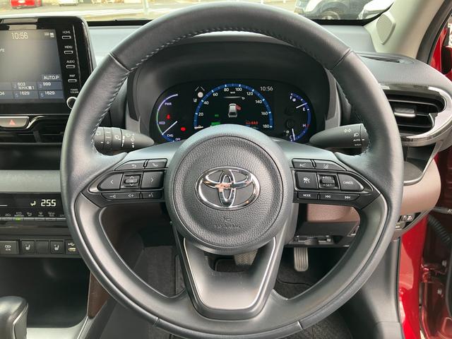 ヤリスクロス ハイブリッドZ ディスプレイオーディオ ナビTV Bluetooth アラウンドビューモニター ETC パワーバックドア レーンアシスト クルーズコントロール 純正アルミホイール シートヒーター 電動シート(33枚目)