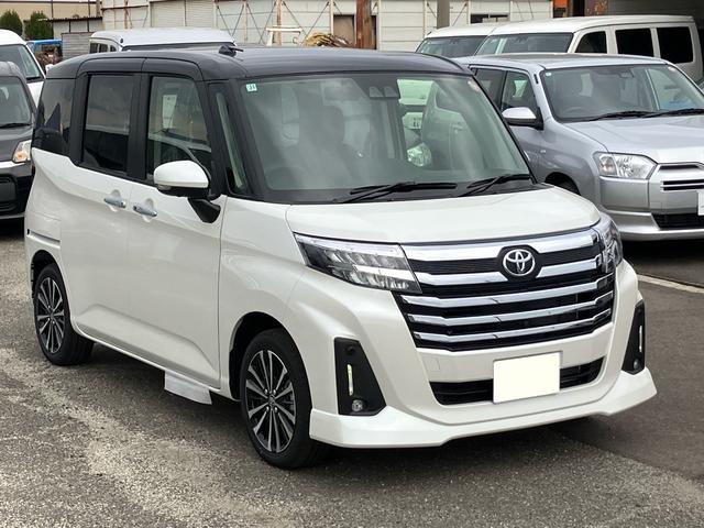 ルーミー カスタムG-T 登録済未使用車 ディスプレイオーディオ アラウンドビューモニター HDMI Bluetooth 両側パワースライドドア フルセグTV シートバックテーブル リアサンシェード シートヒーター クルコン(5枚目)