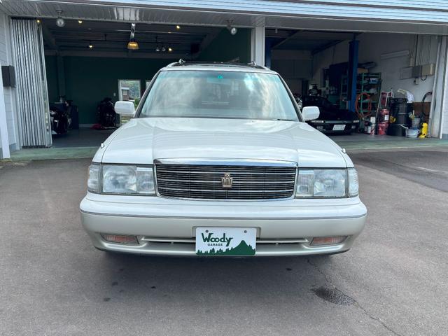 クラウンステーションワゴン ロイヤルサルーン　７人乗り・最終型・１ＪＺ・２００馬力・サンルーフ・純正アルミ・パワーシート・フルセグナビ（8枚目）