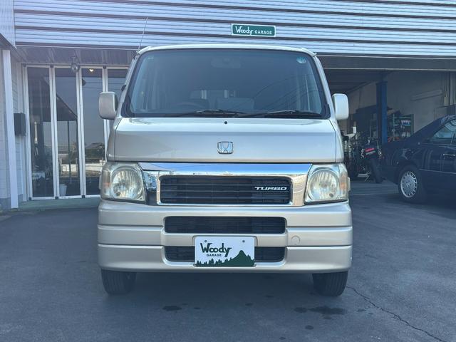 バモス ターボ　４ＷＤ・ターボ・純正オプションナビ・ＥＴＣ・両側スライドドア・パワーウィンドウ・パワステ・リアスポ（8枚目）