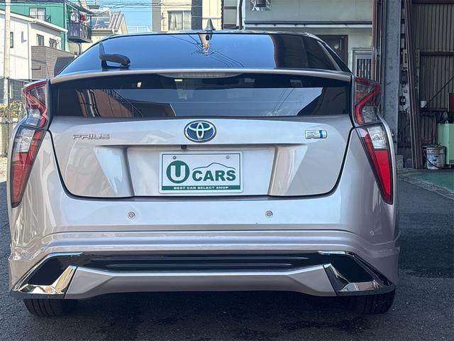 プリウス Ｓセーフティプラス　ナビ　テレビ　バックモニター　セーフティセンス　スマートキー　ＬＥＤヘッドライト　ＥＴＣ　Ｂｌｕｅｔｏｏｔｈ　電動格納ミラー（3枚目）