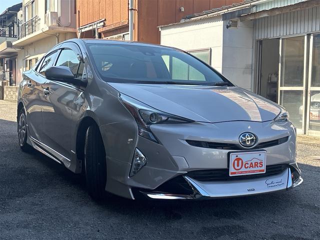 プリウス Ｓセーフティプラス　ナビ　テレビ　バックモニター　セーフティセンス　スマートキー　ＬＥＤヘッドライト　ＥＴＣ　Ｂｌｕｅｔｏｏｔｈ　電動格納ミラー（6枚目）