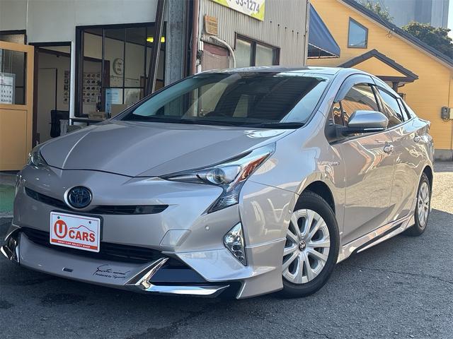 プリウス Ｓセーフティプラス　ナビ　テレビ　バックモニター　セーフティセンス　スマートキー　ＬＥＤヘッドライト　ＥＴＣ　Ｂｌｕｅｔｏｏｔｈ　電動格納ミラー（7枚目）