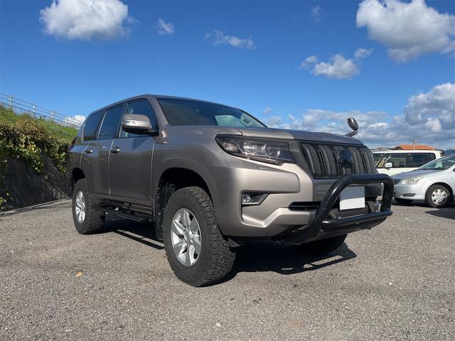 ランドクルーザープラド ＴＸ　ワンオーナー　　改良後ディーゼル　禁煙車　サンルーフ　ＥＴＣ　ナビ　　フルセグ　バックカメラ　サイドステップ　　ヒッチメンバー　　エアコン　パワステ（6枚目）