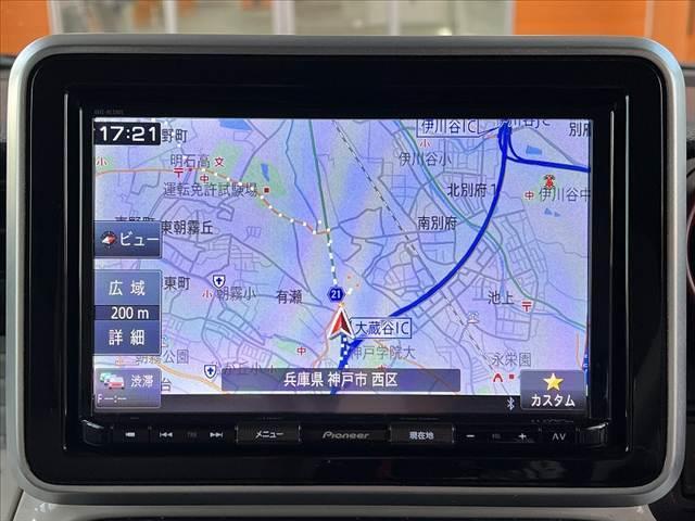 スペーシア ハイブリッドＸ　純正８型ナビ　全方位モニタ　両電スラ　セーフティサポート　フルセグ　ＢＴ　ＤＶＤ　ＥＴＣ　シートヒーター　Ａストップ　スマートキ　Ｐスタート　Ａライト　ステリモ　サーキュレータ　シートリフタ（3枚目）