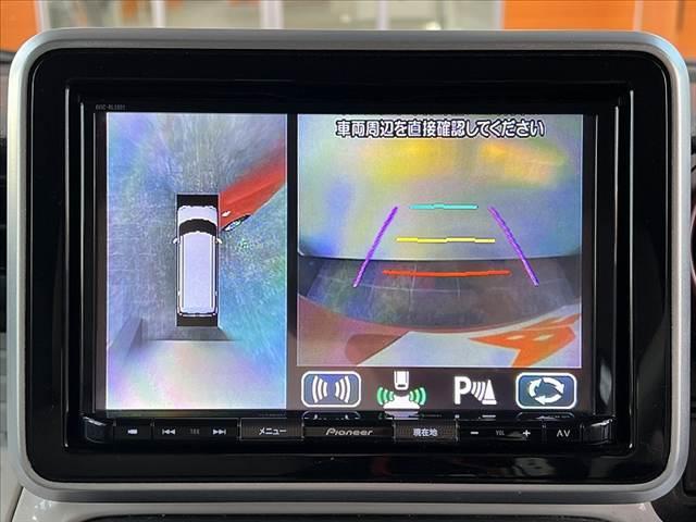 スペーシア ハイブリッドＸ　純正８型ナビ　全方位モニタ　両電スラ　セーフティサポート　フルセグ　ＢＴ　ＤＶＤ　ＥＴＣ　シートヒーター　Ａストップ　スマートキ　Ｐスタート　Ａライト　ステリモ　サーキュレータ　シートリフタ（4枚目）