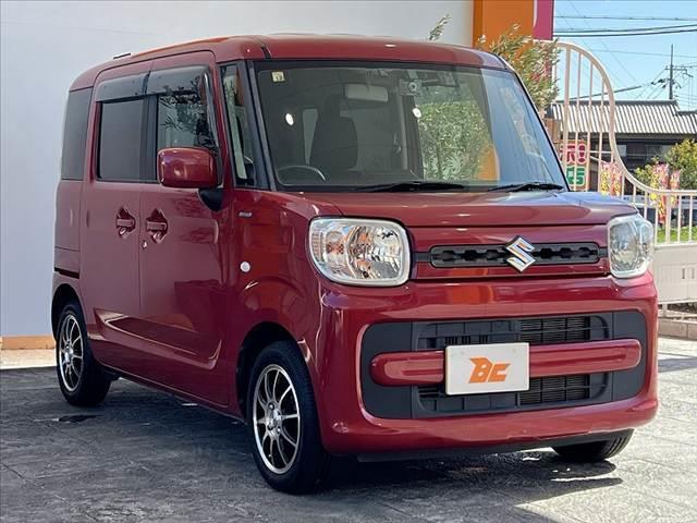 スペーシア ハイブリッドＧ　禁煙車　ナビ　Ｂモニタ　フルセグ　ＢＴ　ＤＶＤ　ＥＴＣ　スマートキー　Ｐスター　Ａストップ　Ａライト　ＡＢＳ　両側スライドドア　ＳＲＳエアバック　アームレスト　ＣＤ　バニティミラ　左右独立スライド（8枚目）