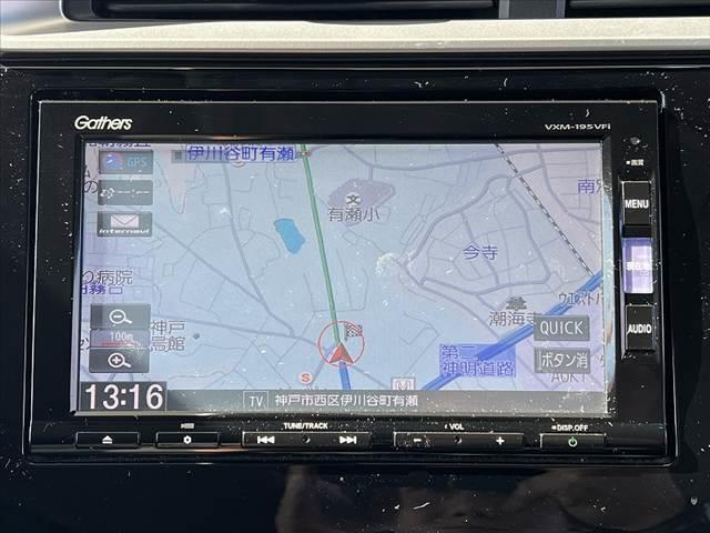 フィット  後期 純正ナビ Bモニタ フルセグ BT ETC DVD CD ホンダセンシング ステリモ LEDヘッド フォグ Aライト スマートキ Pスタート サイドカーテンエアバック ECON Aストップ(3枚目)
