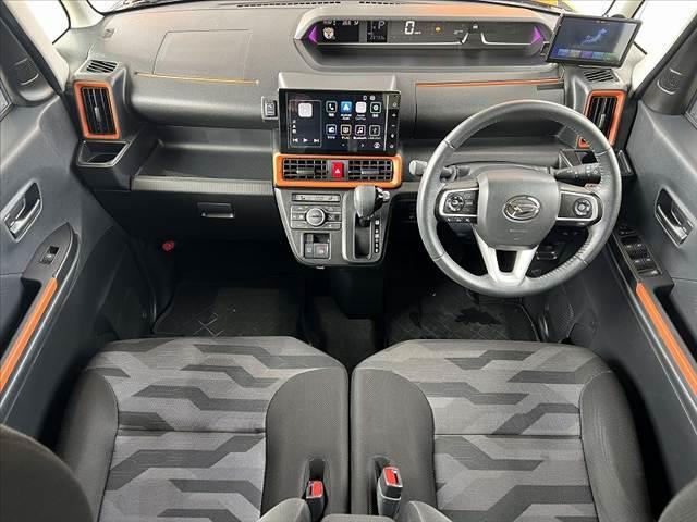 タント ファンクロスターボ　禁煙　９型ＤＡ　全方位　スマートクルーズ　ＥＴＣ　シートヒーター　フルセグ　スマートキー　Ｐスタート　両電スラ　ルーフレール　クルコン　ステリモ　スマートアシスト　バックソナー　Ａストップ　ＬＥＤ（2枚目）