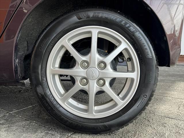 ミライース X SA 禁煙 後期 ナビ Bモニター 地デジ BT CD スマートアシスト ETC リモコンキ AUX 2スピーカ USB 14インチAW Pガラス ヘッドライトレベライザ SRSエアバック ABS(42枚目)