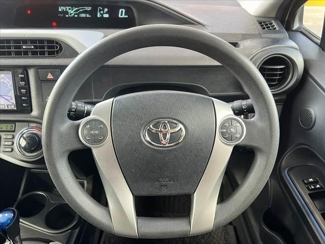 アクア S 禁煙 スマートキー LED シートヒーター ナビ ステリモ Bモニタ BTオーディオ ETC ナノイー Aライト Pスタート フォグ シートリフター バイザー リアワイパー ECOモード EVモード(26枚目)