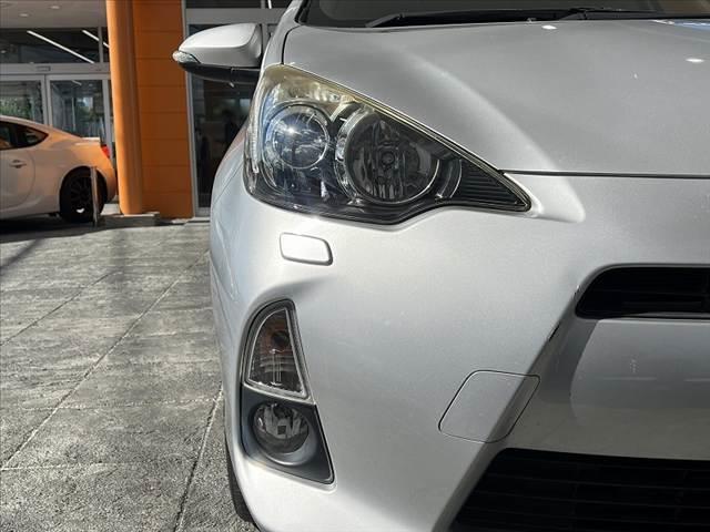 アクア S 禁煙 スマートキー LED シートヒーター ナビ ステリモ Bモニタ BTオーディオ ETC ナノイー Aライト Pスタート フォグ シートリフター バイザー リアワイパー ECOモード EVモード(36枚目)