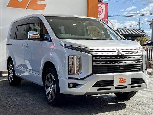 デリカD:5 P 後期 禁煙 11型ナビ eアシスト 両電スラ レーダークルーズ ETC DVD BTオーディオ全方位 フルセグ スマートキー 4WD ブレーキH シートカバー シートヒータ Pシート レーンキープ(8枚目)